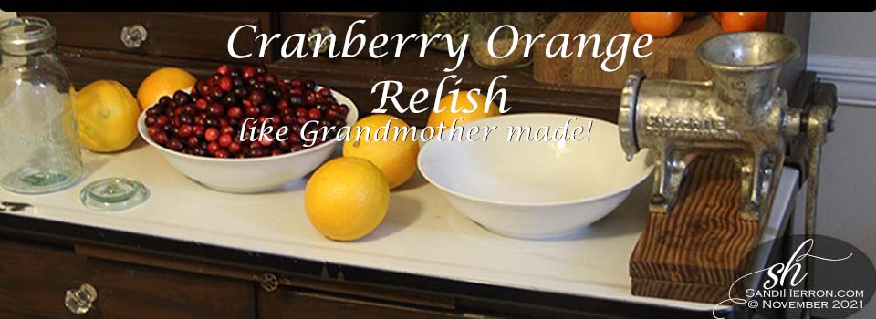Cranberry Orange Relish