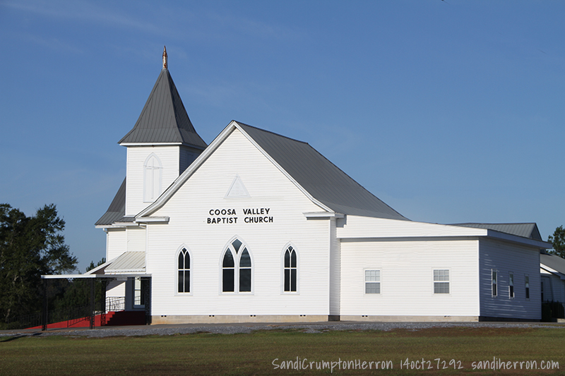 Backroad Traveler: Church in Cropwell, Alabama