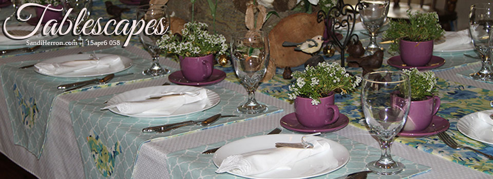 Easter Tablescape “New Life, New Beginnings”