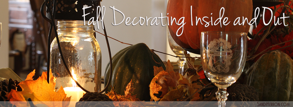 Fall Decorating Inside and Out | Florals, Porches, and Thanksgiving Dinner