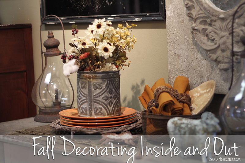 Fall Decorating with Heirloom and Vintage Collections