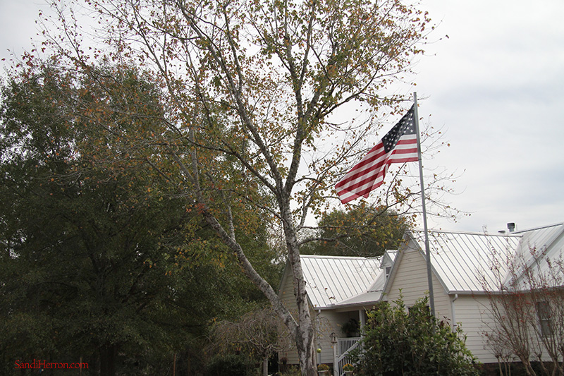 Proud to fly our American flag