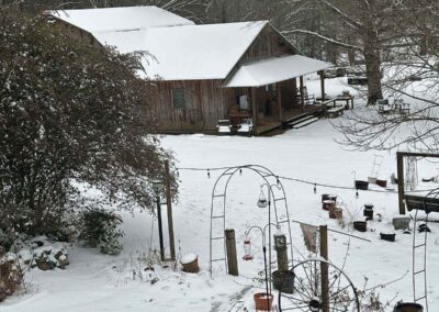 Snow on the Barn